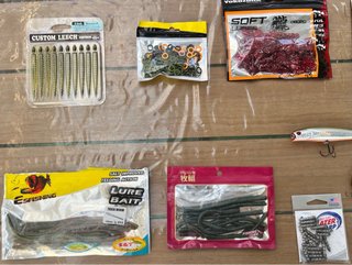 Lote señuelos pesca variados