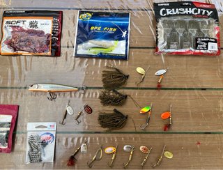 Lote señuelos pesca variados