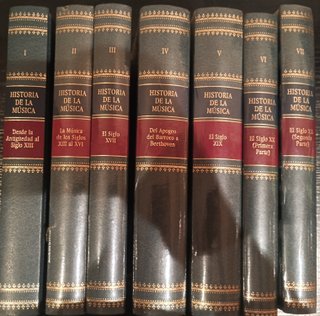 Colección Historia de la Música 7 libros