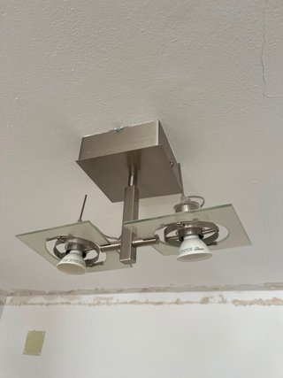Lámpara de techo de acero inoxidable