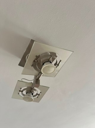 Lámpara de techo de acero inoxidable
