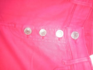 Pantalón Guess Rojo Talla 28 Lycra
