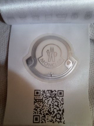 Polo Moncler Blanco Hombre