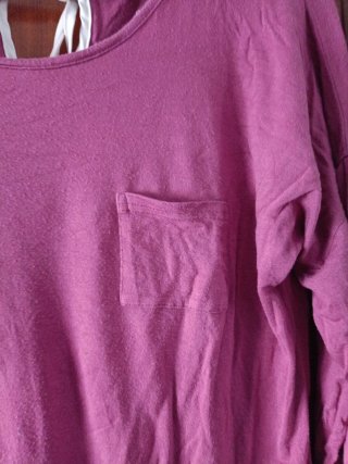 Blusa manga larga con encaje