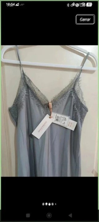 Vestido lencero Rinascimento gris
