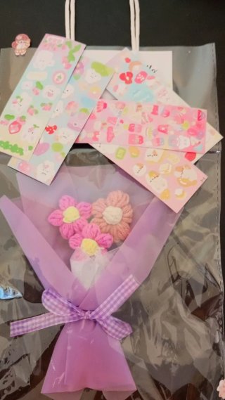 Ramos de flores y pegatinas infantiles