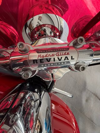 Harley Davidson Hydra Glide Revival. 480km SOLO.