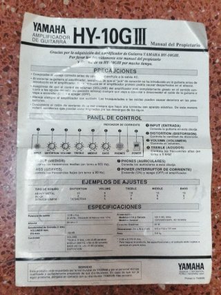 Amplificador Guitarra Yamaha