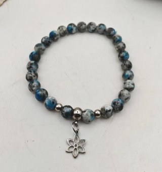 Pulsera Mineral K2 y Acero