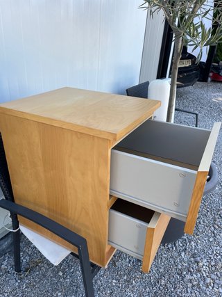 Comodino Ikea 2 cassetti in legno