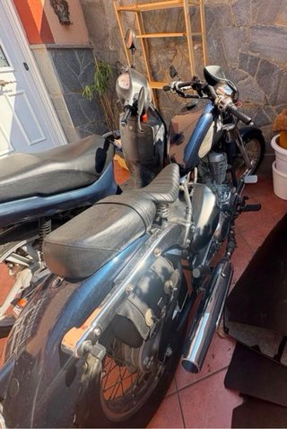 Daelim Daystar 125cc Cruiser Negra/Azul