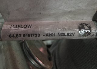 Tubería de alta presión de aire acondicionado BMW