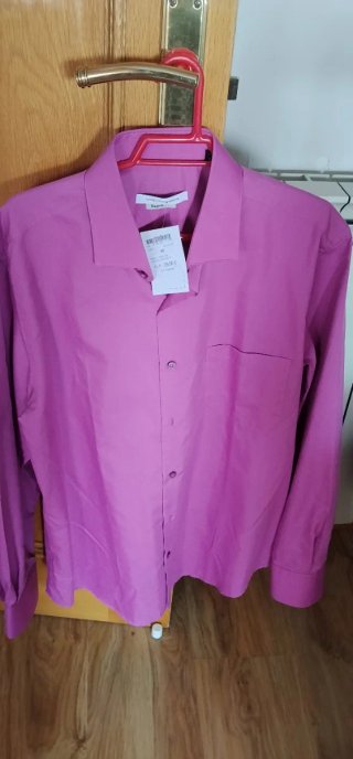 Camisa de vestir hombre morada Talla M