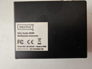 Convertidor DIGITUS VGA + Audio a HDMI