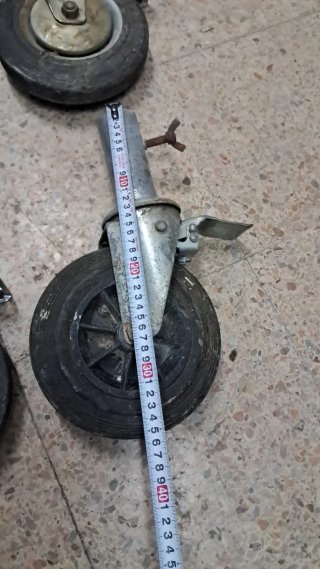 Ruedas para andamios (4 unidades)