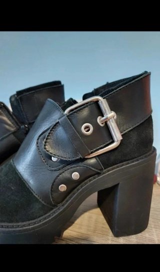Botines tacón negros sin estrenar