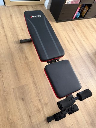 Banco musculación PASYOU ajustable plegable