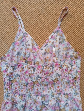 Vestido largo floral verano Talla S