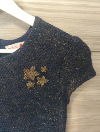 Vestido niña fiesta manga corta. Talla 12 años