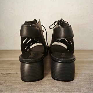 Sandalias Remonte Piel Negras Talla 45