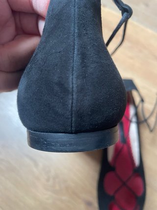 Zapatos baila Carolina Herrera ante negro talla 40