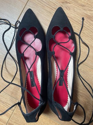 Zapatos baila Carolina Herrera ante negro talla 40