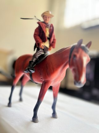 Madelman Vaquero a Caballo