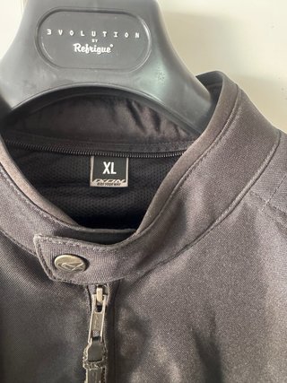 Chaqueta de moto negra XL