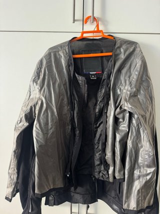 Chaqueta de moto negra XL