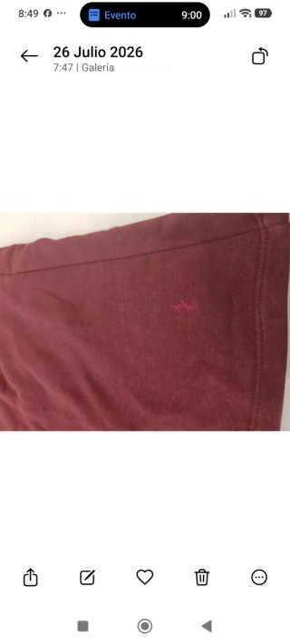 Bermudas Jorts Fusion Sport Casual Bershka burdeos