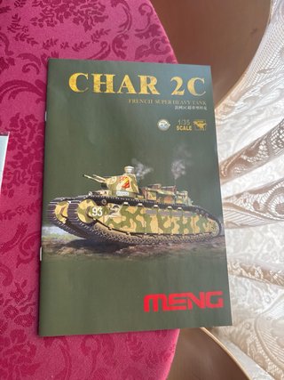 Maqueta Tanque Francés Char 2C Meng 1/35