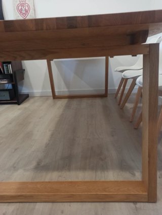 Mesa de comedor madera roble Sklum