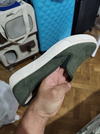 Zapatillas verdes de dama