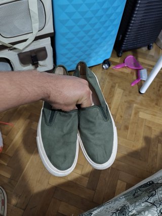 Zapatillas verdes de dama