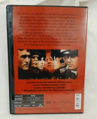 2 DVD Novecento-Bernardo Bertolucci 1° e 2° tempo
