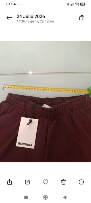 Bermudas Jorts Burdeos Berksha