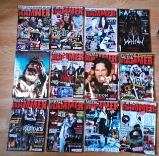 Lote 12 Revistas Metal Hammer