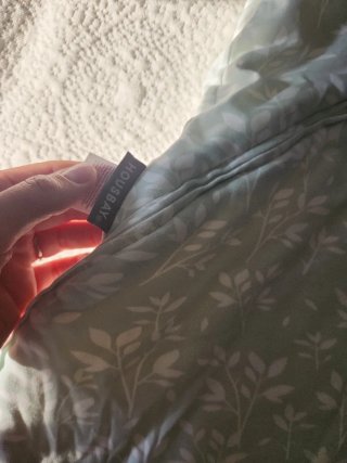 Saco bebé talla M estampado hojas