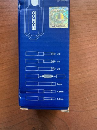 Set cacciaviti Sparco acciaio