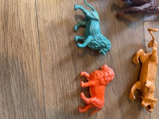 Lote animales juguetes vintage años 80