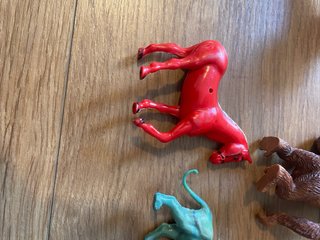 Lote animales juguetes vintage años 80