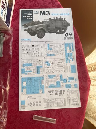 Maqueta Semioruga M3 Israelí half-track Dragon