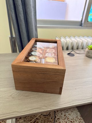 Caja organizadora de relojes y joyas