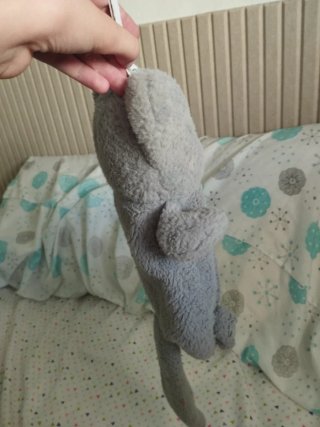 Estuche gato gris con cremallera
