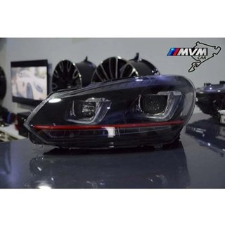 Faros delanteros Led Volkswagen Golf VI 6 Red edit