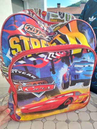 Mochila Cars Rayo McQueen Infantil
