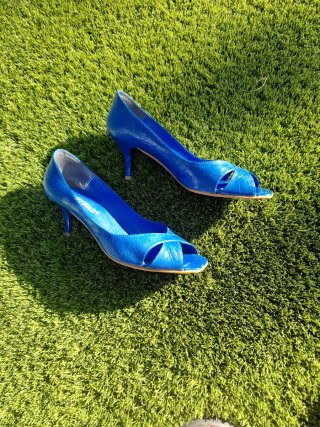 Zapatos de salón Marypaz azul t.40