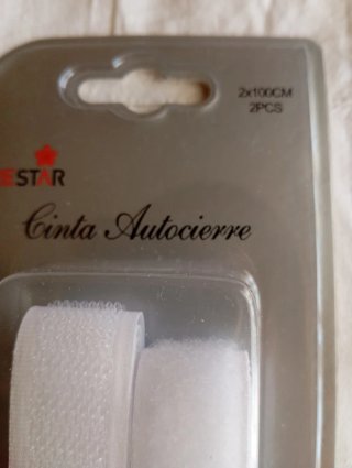 Lote 4 paquetes velcro adhesivo