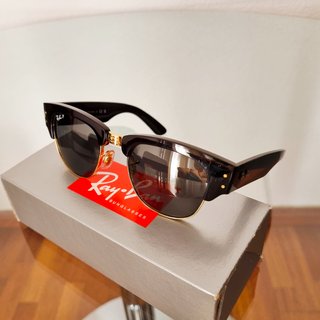 Gafas Ray-Ban Clubmaster Polarizadas Negra/Dorada