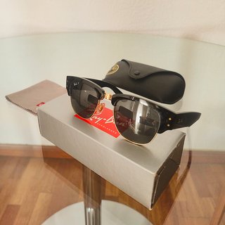 Gafas Ray-Ban Clubmaster Polarizadas Negra/Dorada
